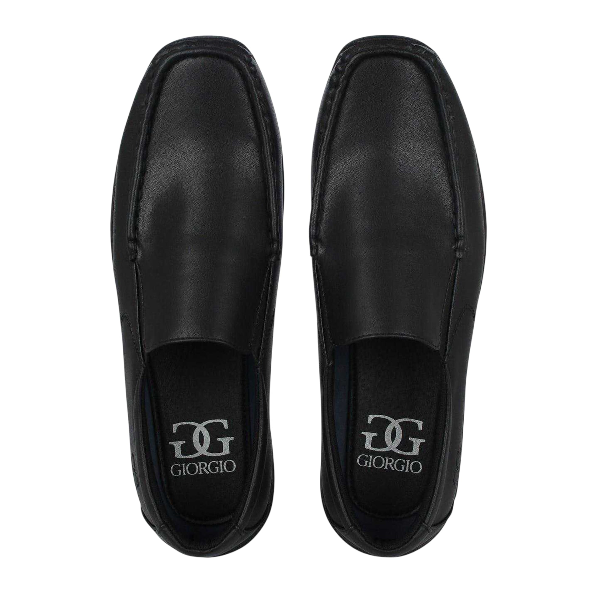 Black - Lifestyle - Giorgio Mens Bexley Leather Shoes