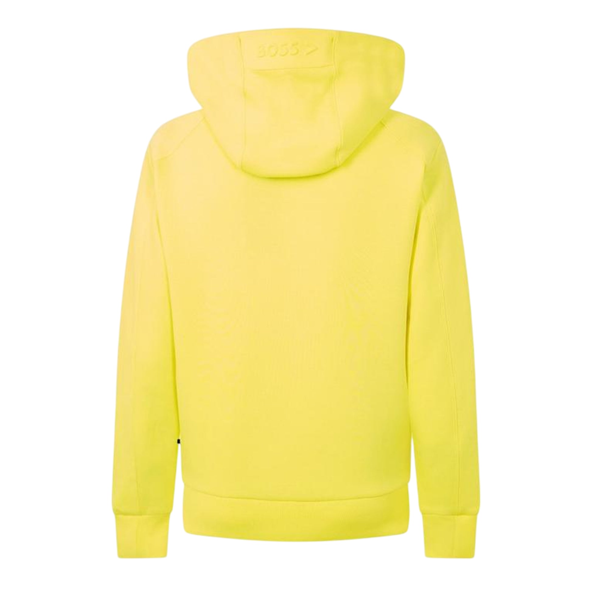 Bright Yellow - Back - Boss Mens P Seeger Hoodie