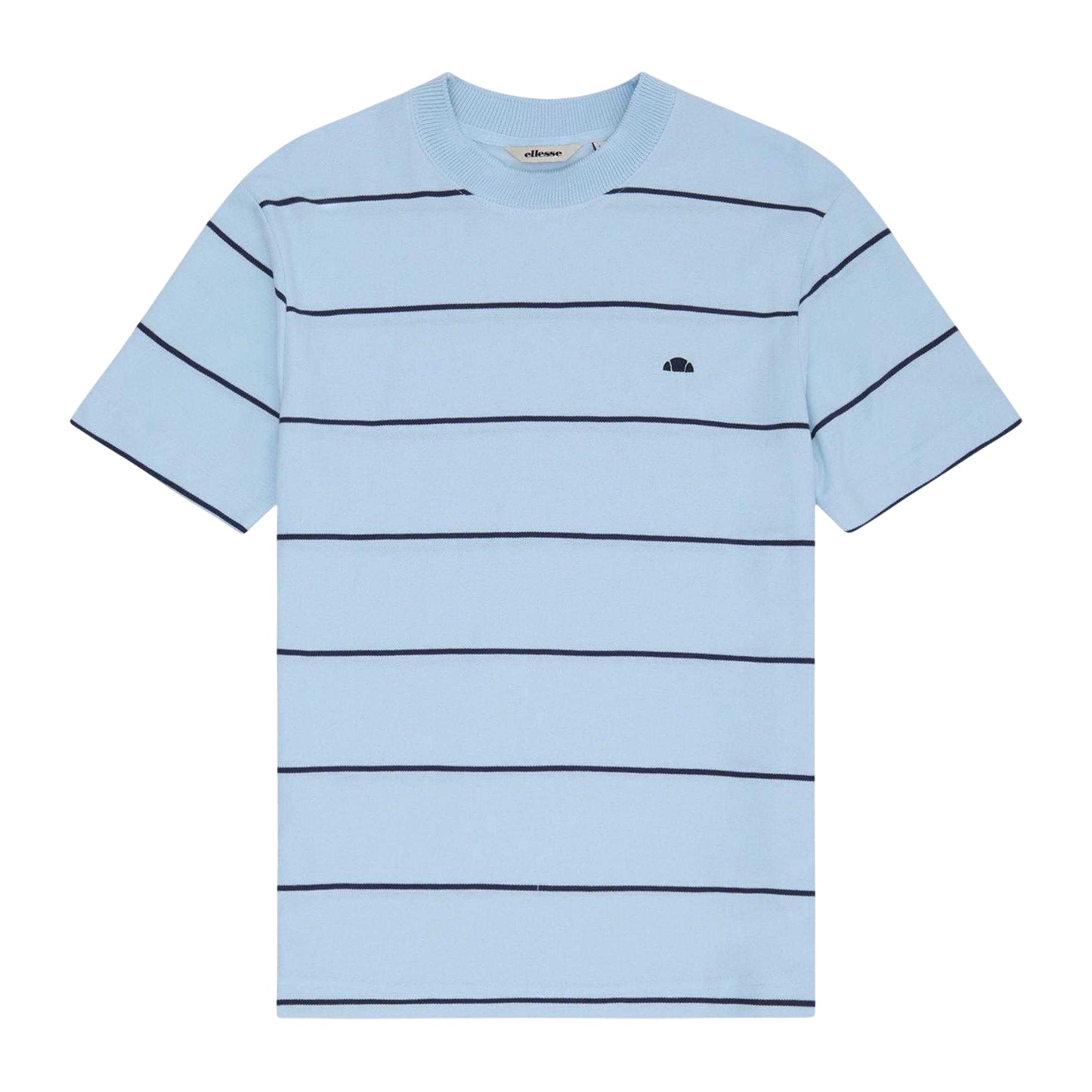 Light Blue - Front - Ellesse Mens Verri Striped T-Shirt