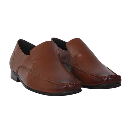 Brown - Lifestyle - Firetrap Mens Hampton Leather Shoes