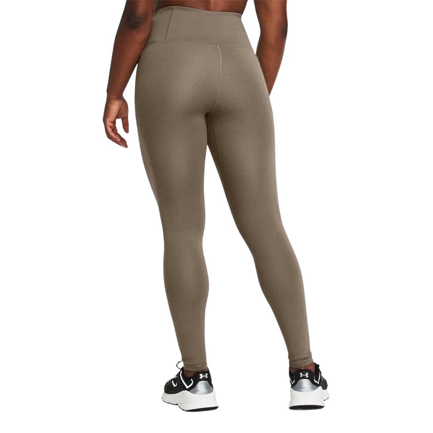Taupe - Back - Under Armour Womens-Ladies Motion Leggings