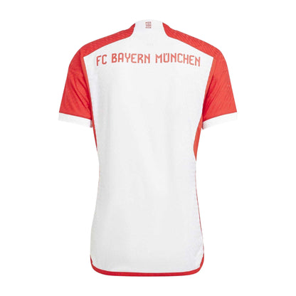 White - Back - Adidas Mens 23-24 FC Bayern Munich Home Jersey