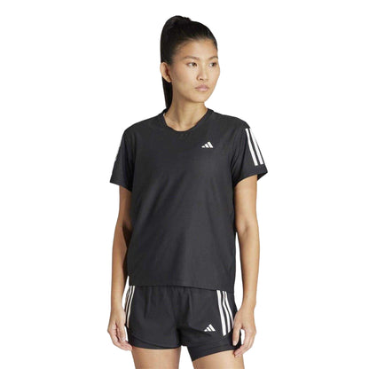 Black - Side - Adidas Womens-Ladies Own The Run T-Shirt