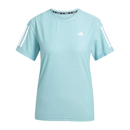 Mint - Front - Adidas Womens-Ladies Own The Run T-Shirt