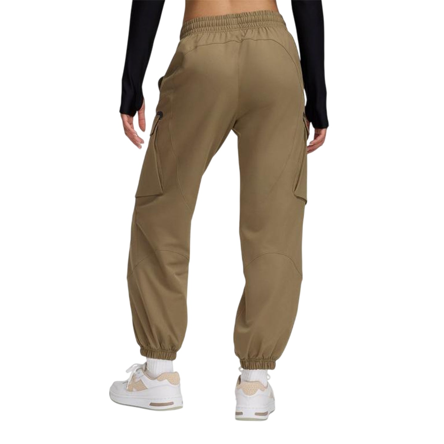 Brown - Back - Under Armour Womens-Ladies Unstoppable Joggers