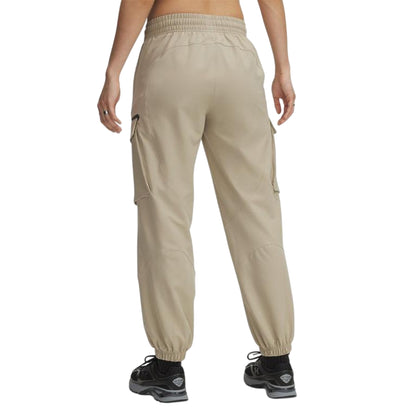 Khaki - Back - Under Armour Womens-Ladies Unstoppable Joggers