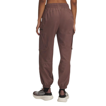 Taupe - Back - Under Armour Womens-Ladies Unstoppable Joggers