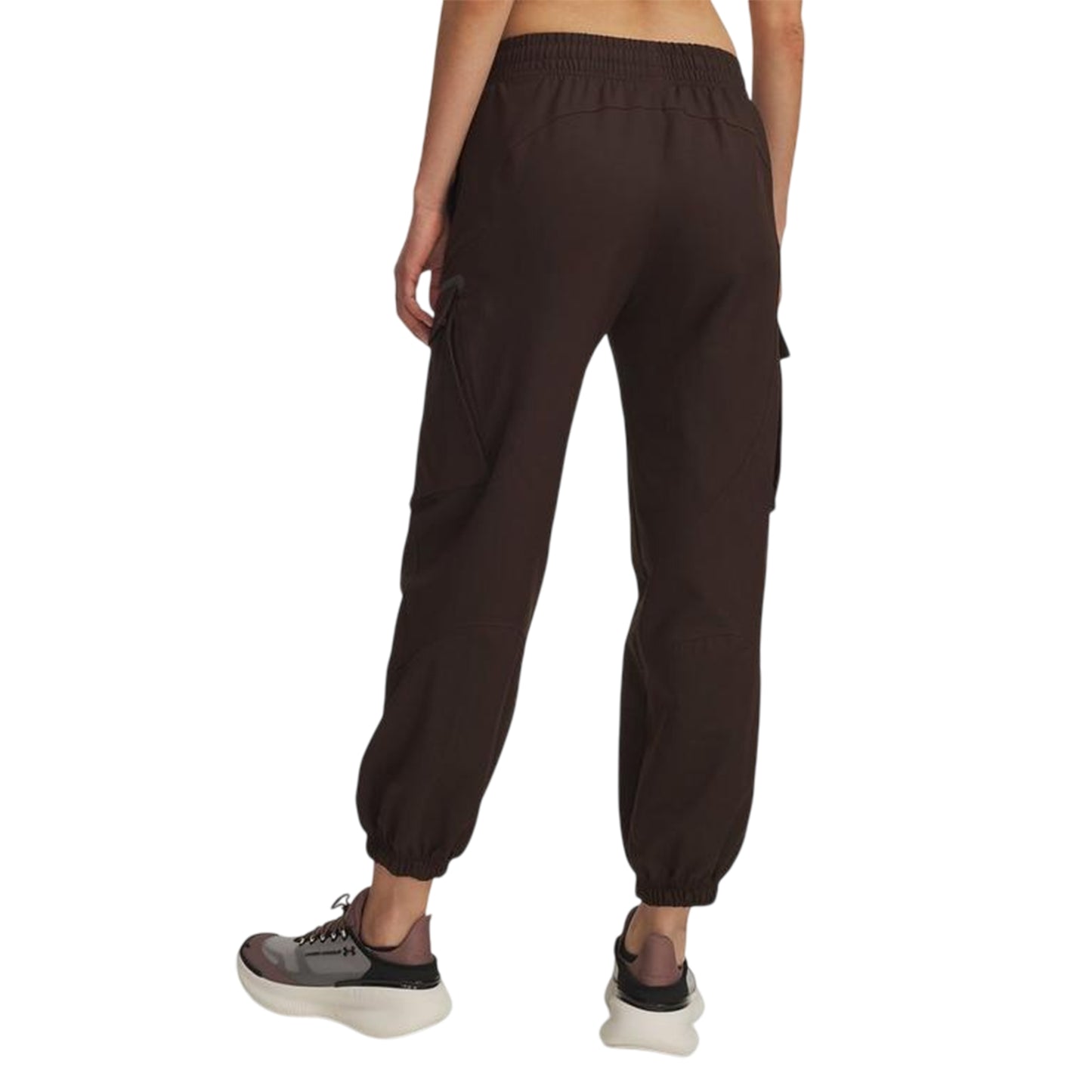 Dark Brown - Back - Under Armour Womens-Ladies Unstoppable Joggers