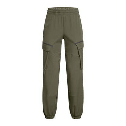 Green - Front - Under Armour Womens-Ladies Unstoppable Joggers