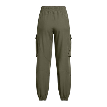 Green - Back - Under Armour Womens-Ladies Unstoppable Joggers