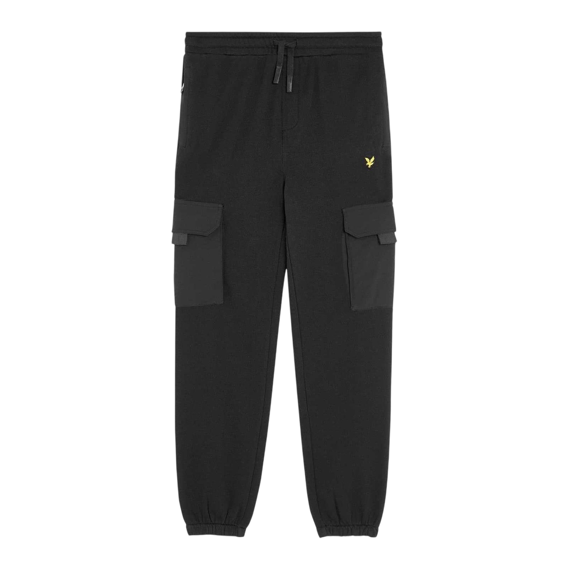 Black - Front - Lyle & Scott Childrens-Kids Cargo Joggers