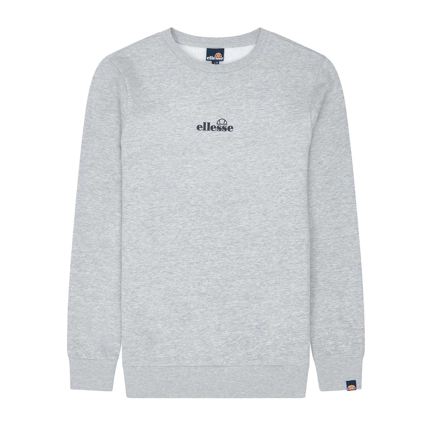 Grey Marl - Front - Ellesse Mens Kimato Crew Neck Long-Sleeved Sweatshirt