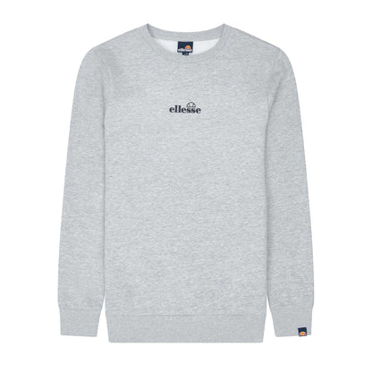 Grey Marl - Front - Ellesse Mens Kimato Crew Neck Long-Sleeved Sweatshirt