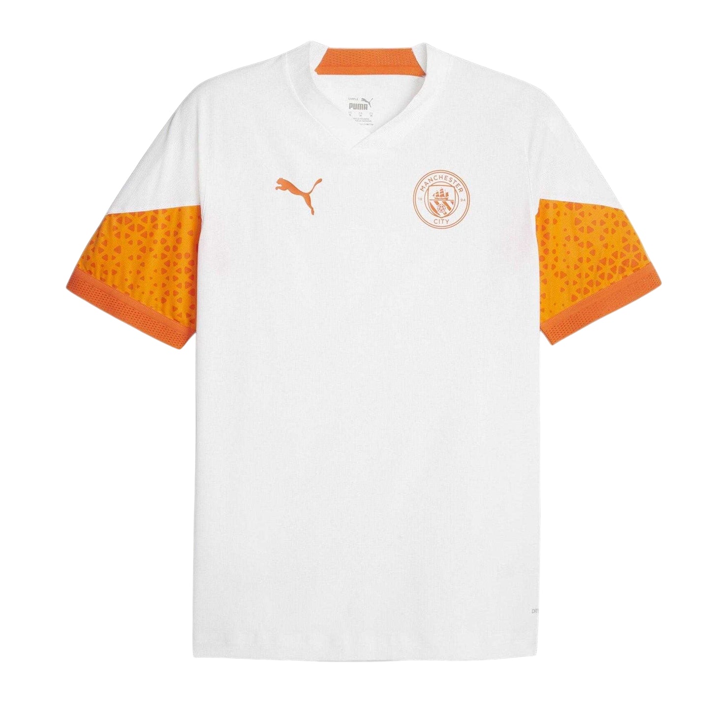 White - Front - Puma Mens 23-24 Manchester City FC Training Jersey