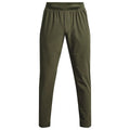 Green - Front - Under Armour Mens Stretch Woven Jogging Bottoms