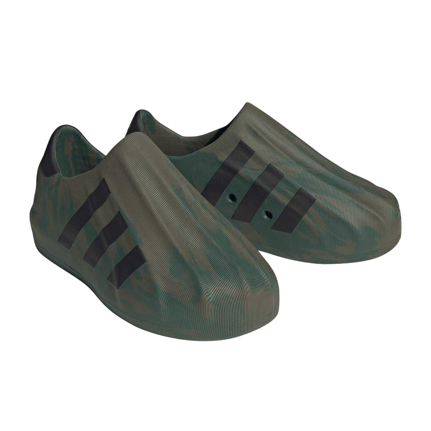 Olive Strata - Side - Adidas Mens Superstar Trainers