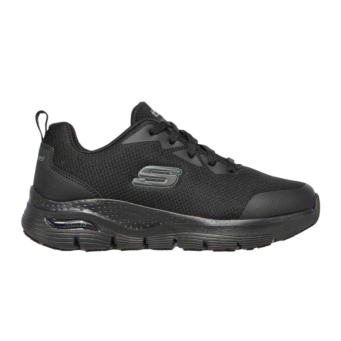 Black - Front - Skechers Mens Arch Fit Trainers