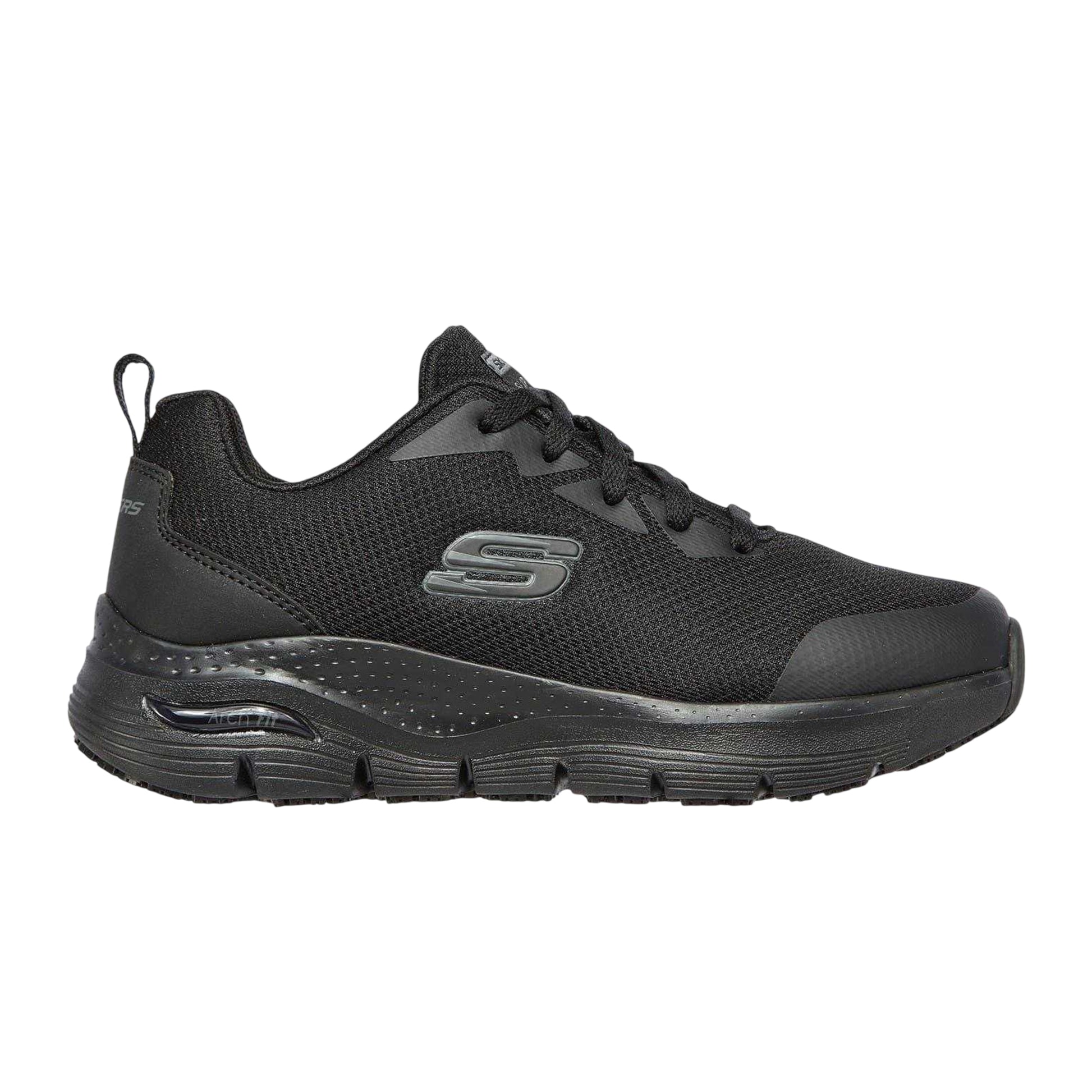 Black - Front - Skechers Mens Arch Fit Trainers