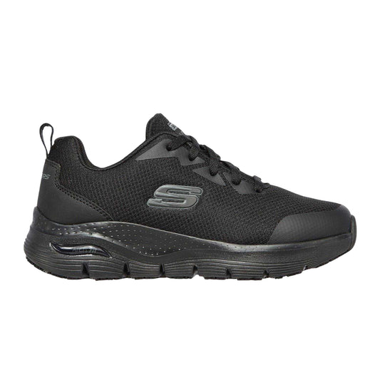 Black - Front - Skechers Womens-Ladies Arch Fit Trainers