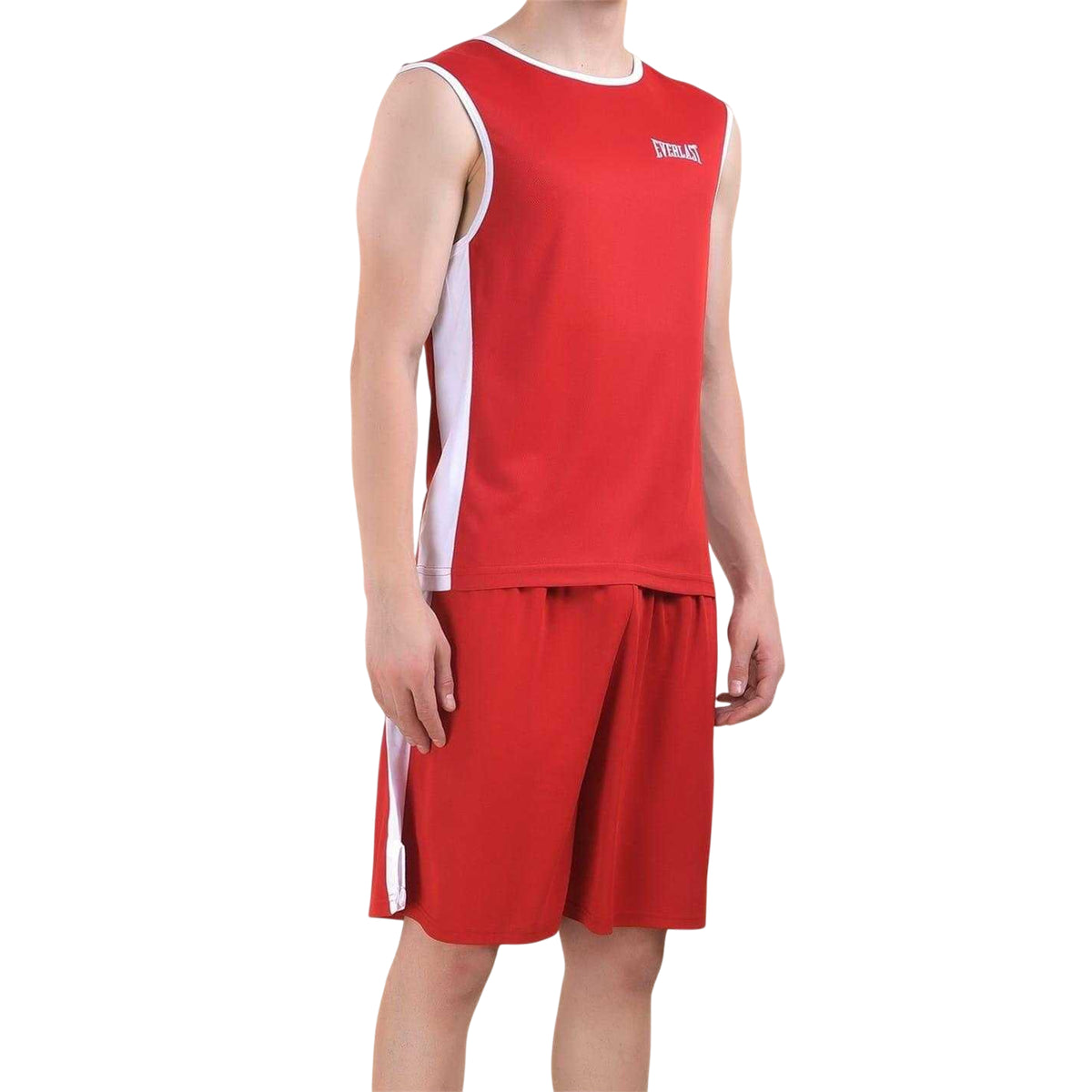 Red-White - Front - Everlast Mens Boxing Vest
