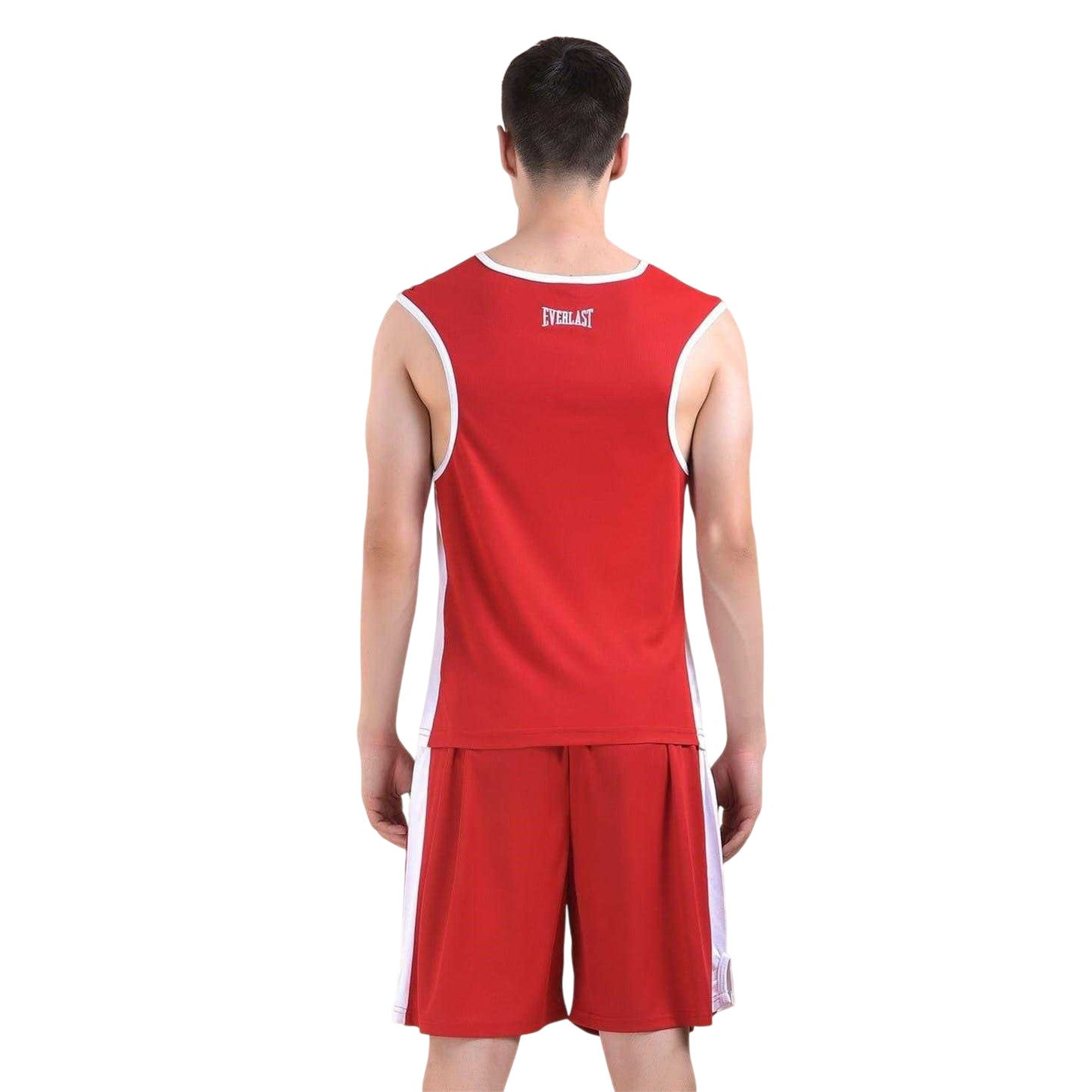 Red-White - Back - Everlast Mens Boxing Vest
