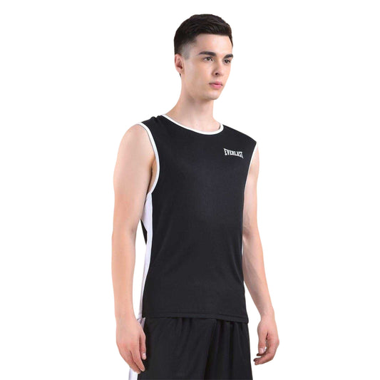 Black-White - Front - Everlast Mens Boxing Vest