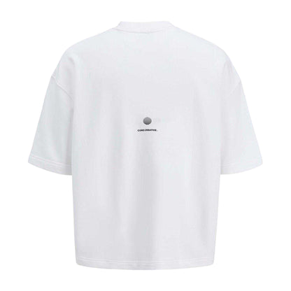 Bright White - Back - Jack And Jones Mens Logo Crew Neck Sweatshirt
