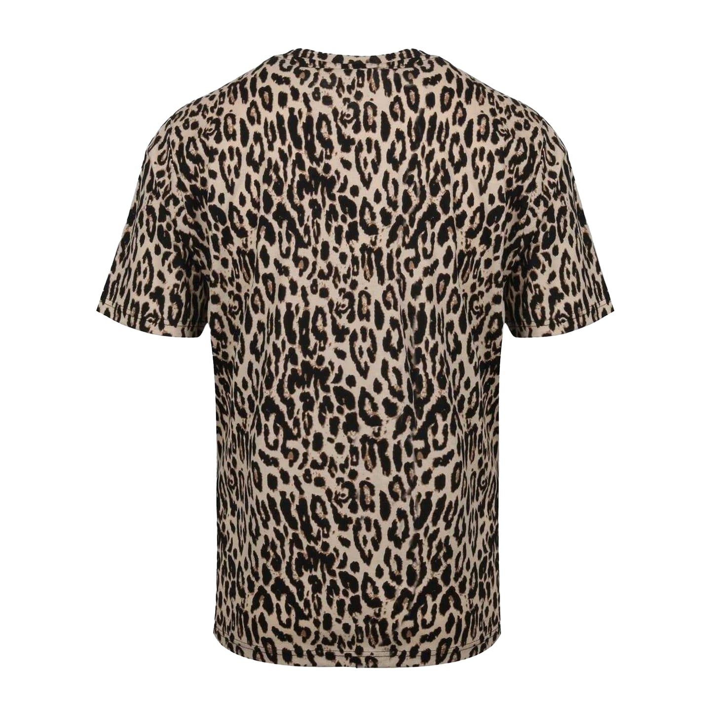 Leopard - Back - Miso Womens-Ladies Leopard All-Over Print T-Shirt