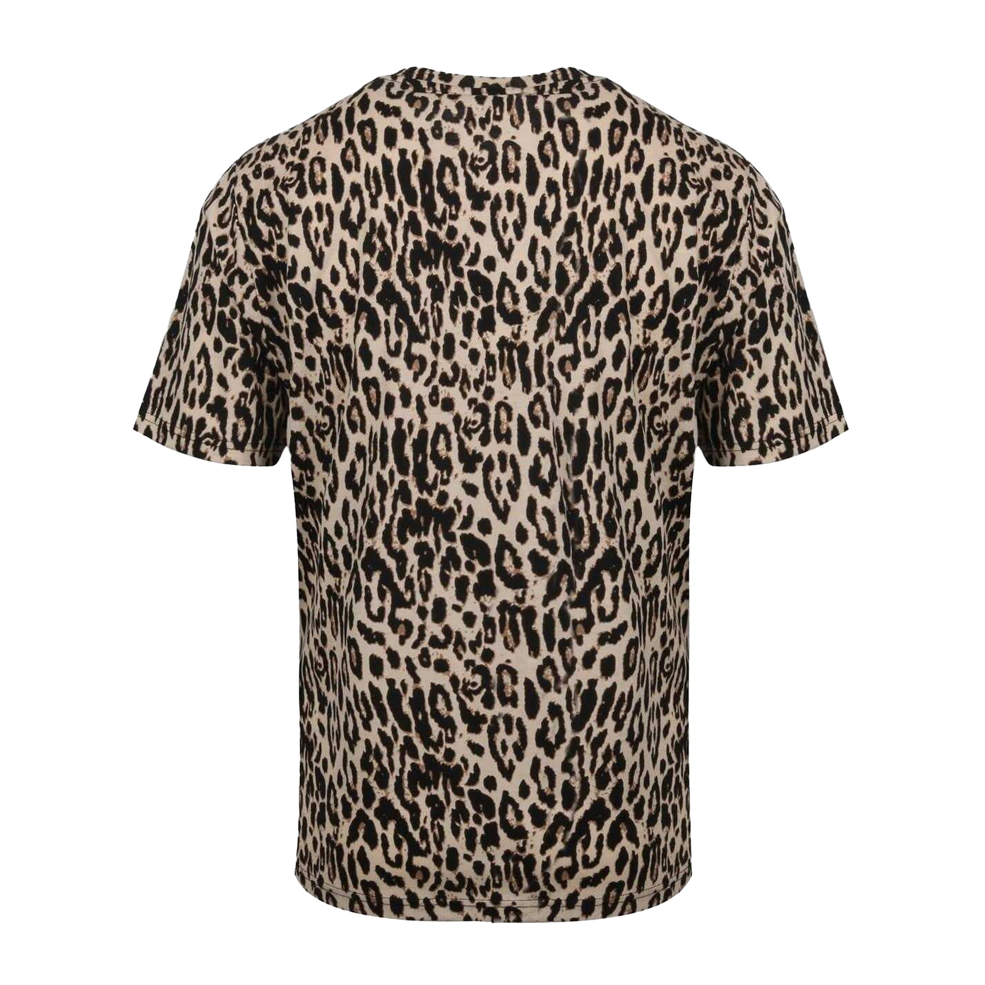 Leopard - Back - Miso Womens-Ladies Leopard All-Over Print T-Shirt
