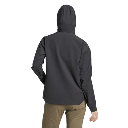 Black - Back - Adidas Womens-Ladies Terrex Multi Soft Shell Jacket