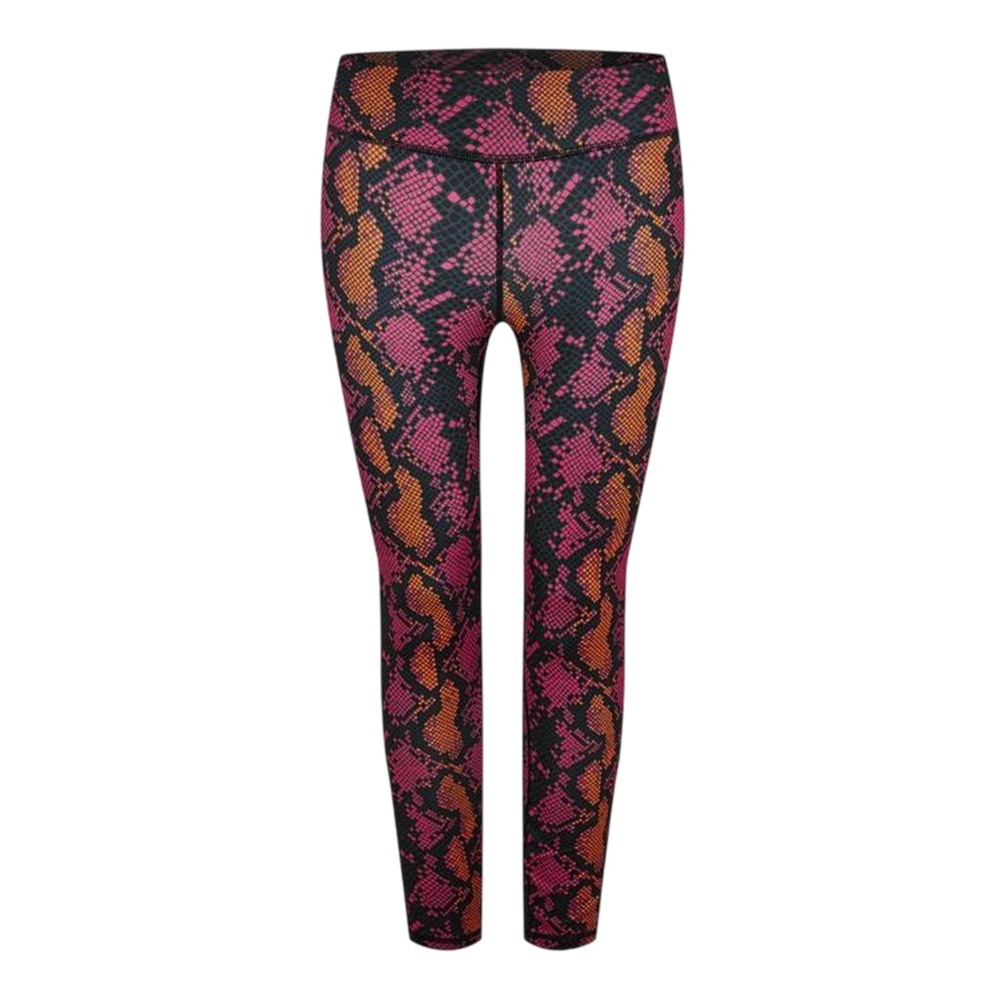 Multicoloured - Front - Champion Womens-Ladies Snake Print Cropped Leggings