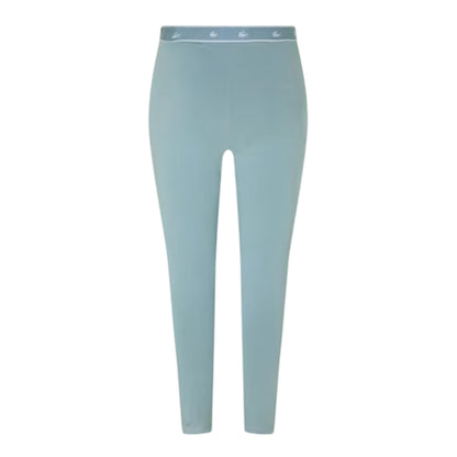 Alloy - Back - Lacoste Womens-Ladies Elasticated Crocodile Print Slim Leggings