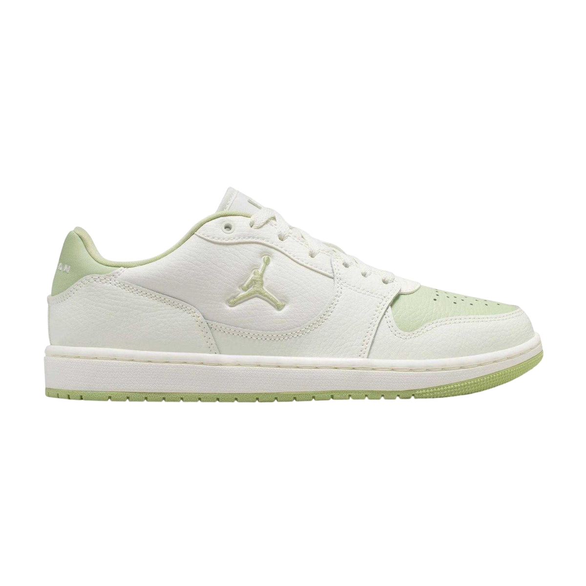 Off White-Olive - Front - Nike Womens-Ladies Air Jordan Low Cut Trainers