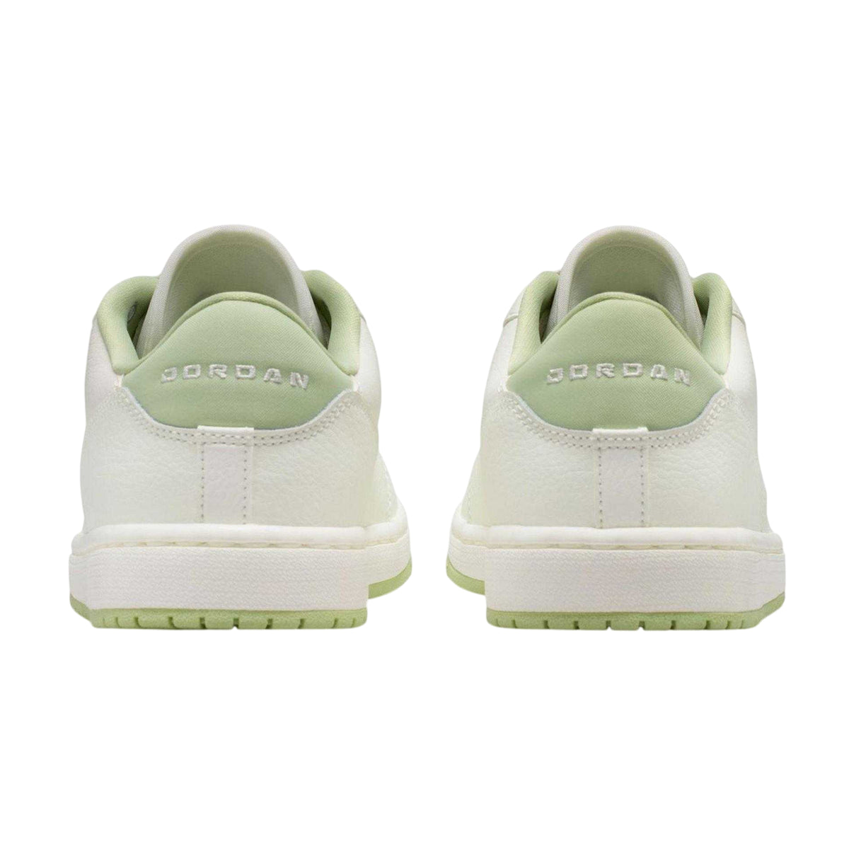 Off White-Olive - Back - Nike Womens-Ladies Air Jordan Low Cut Trainers