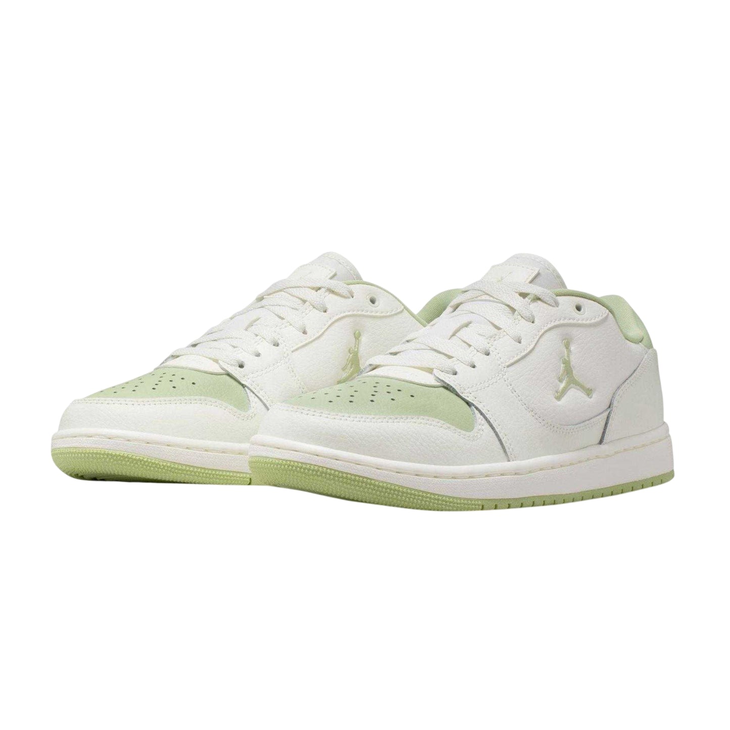 Off White-Olive - Side - Air Womens-Ladies Low Cut Trainers