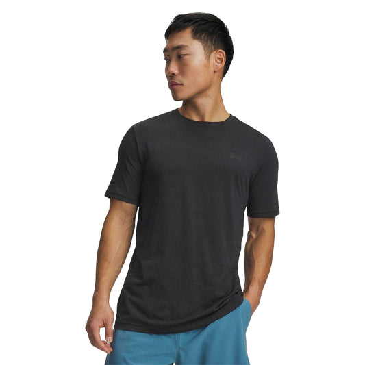 Black - Front - Under Armour Mens Vanish Elite Camo Seamless T-Shirt