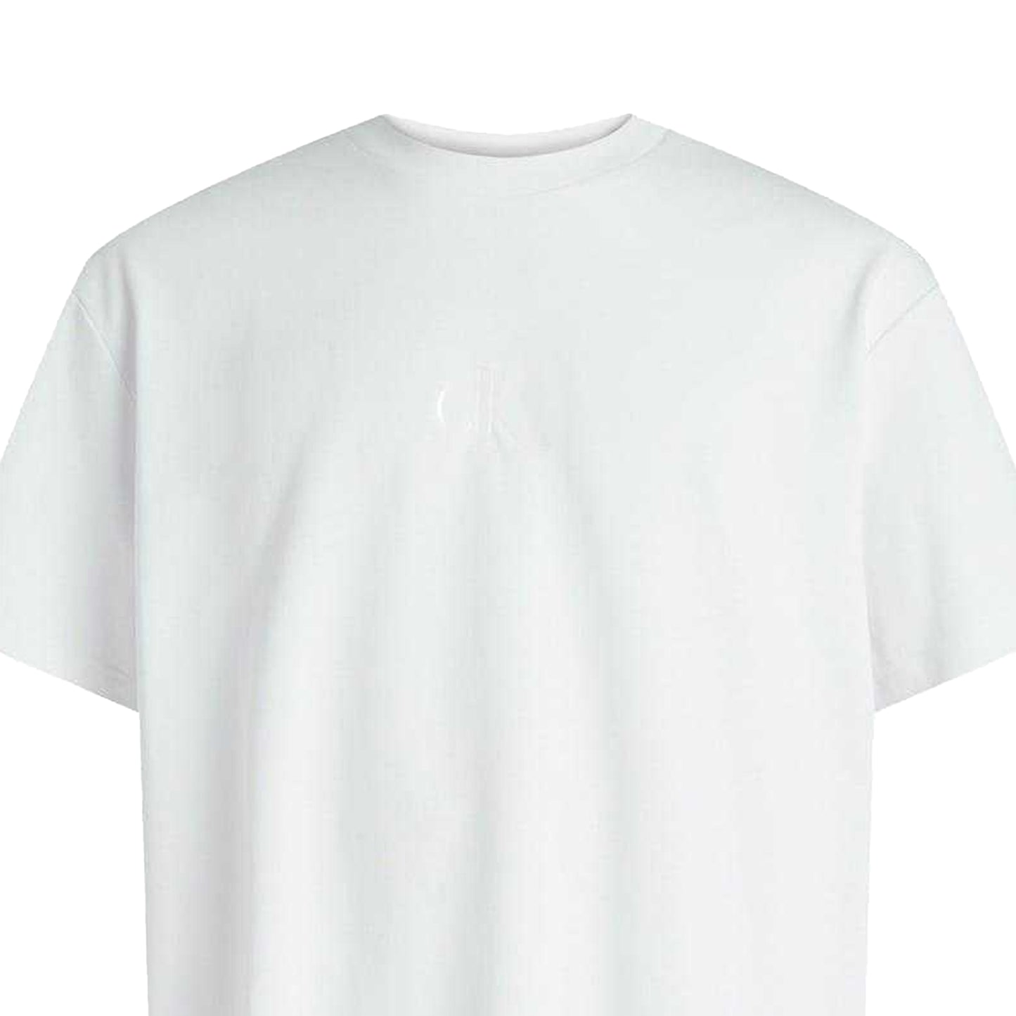 Brilliant White - Back - Calvin Klein Mens Monogram Crew Neck Regular T-Shirt