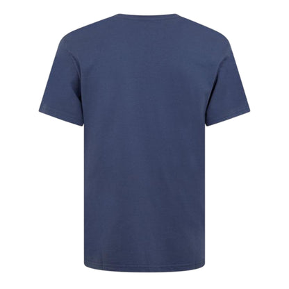 Indigo Blue - Back - G-Star Mens Distressed Logo T-Shirt