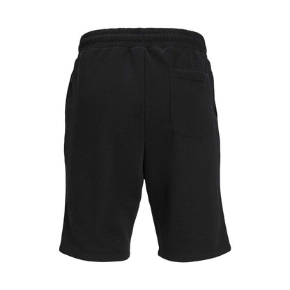 Black - Back - Jack And Jones Mens Fleece Shorts