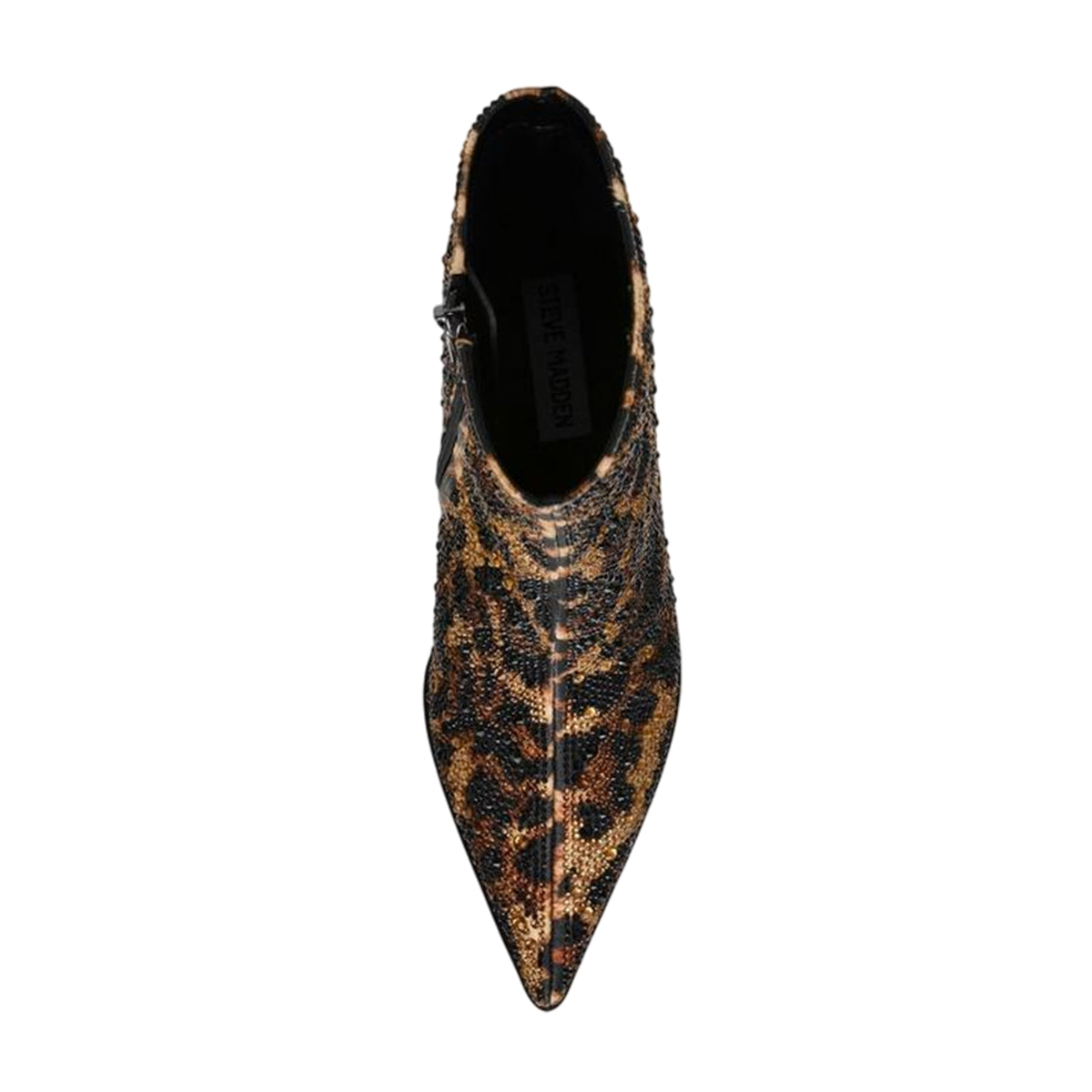 Leopard - Side - Steve Madden Womens-Ladies Leopard Pattern Ankle Boots