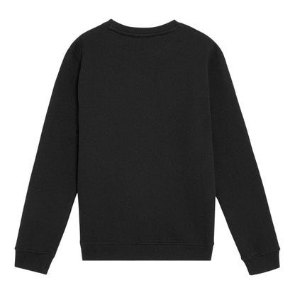 Jet Black - Back - Lyle & Scott Childrens-Kids Embroidered Logo Crew Neck Long-Sleeved Sweatshirt
