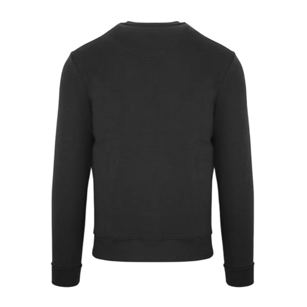 Black - Back - Aquascutum Mens Embroidered Logo Crew Neck Sweatshirt