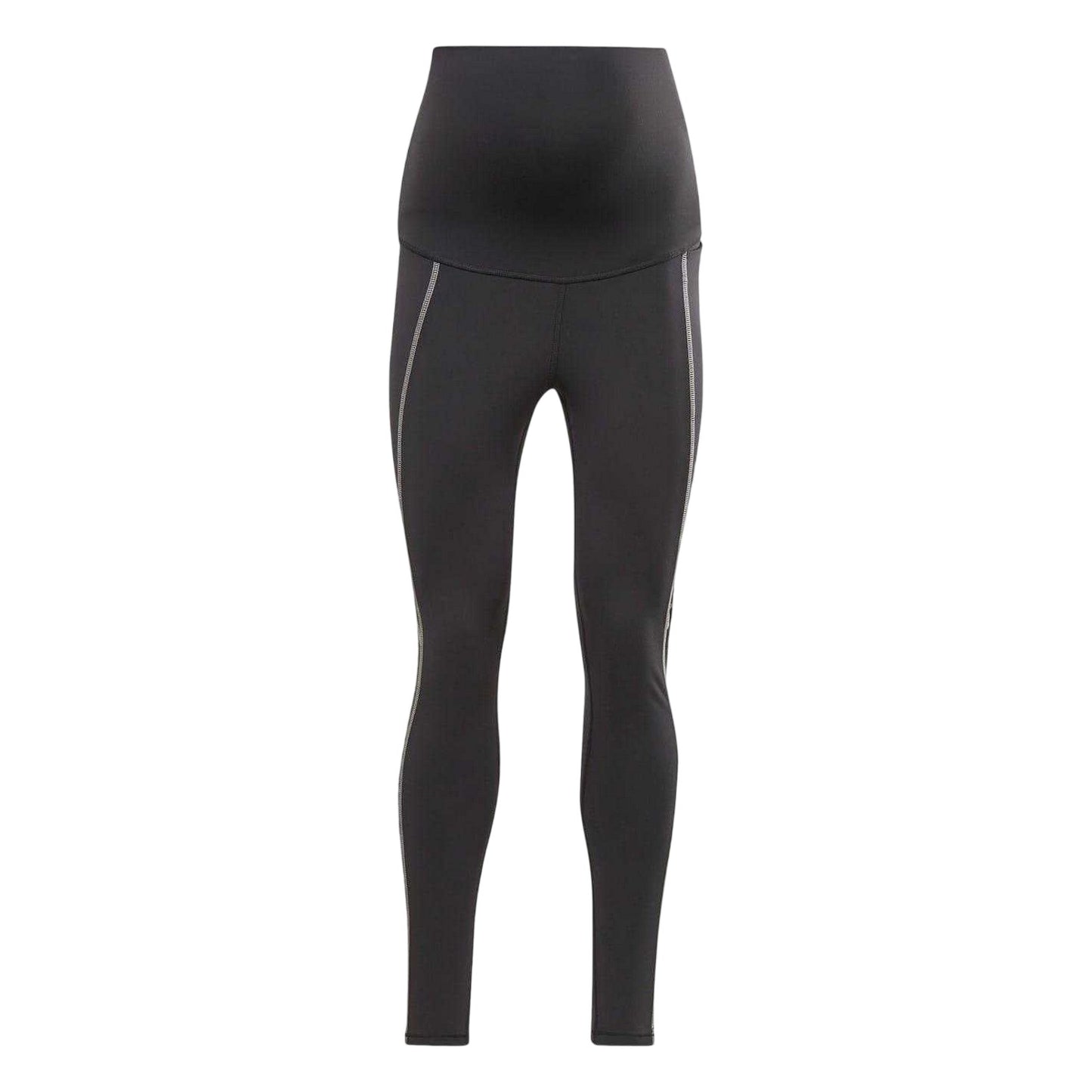 Black - Front - Reebok Womens-Ladies Lux High Waist Maternity Leggings
