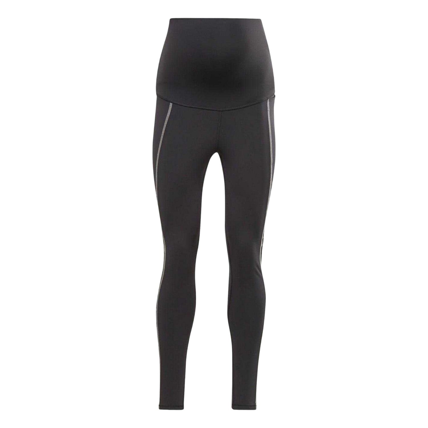 Black - Front - Reebok Womens-Ladies Lux High Waist Maternity Leggings