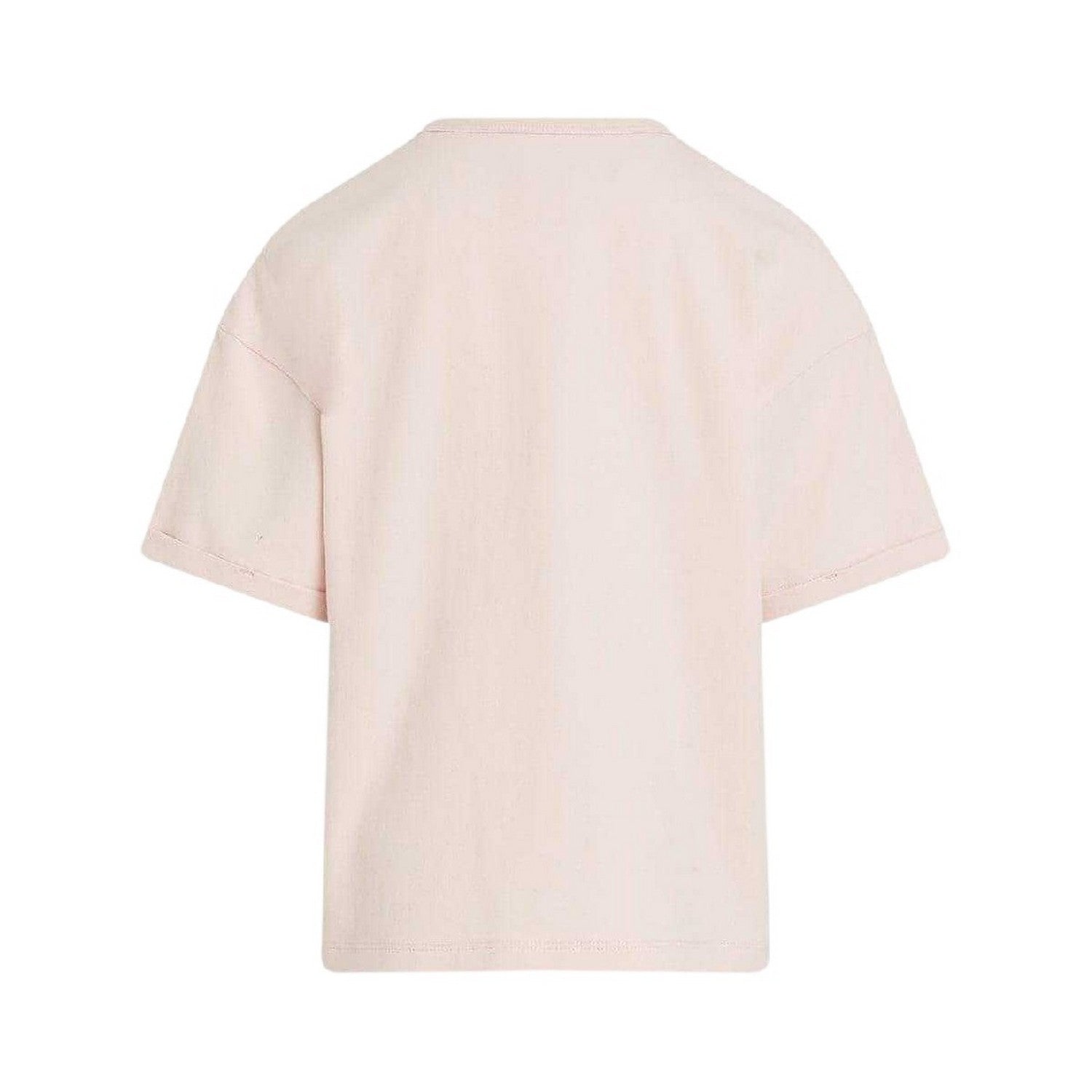 Peony - Back - Calvin Klein Girls Monogram Regular Short-Sleeved T-Shirt