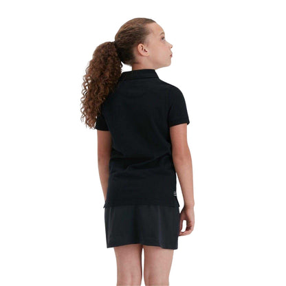 Black - Back - Canterbury Girls Waimak Polo Shirt