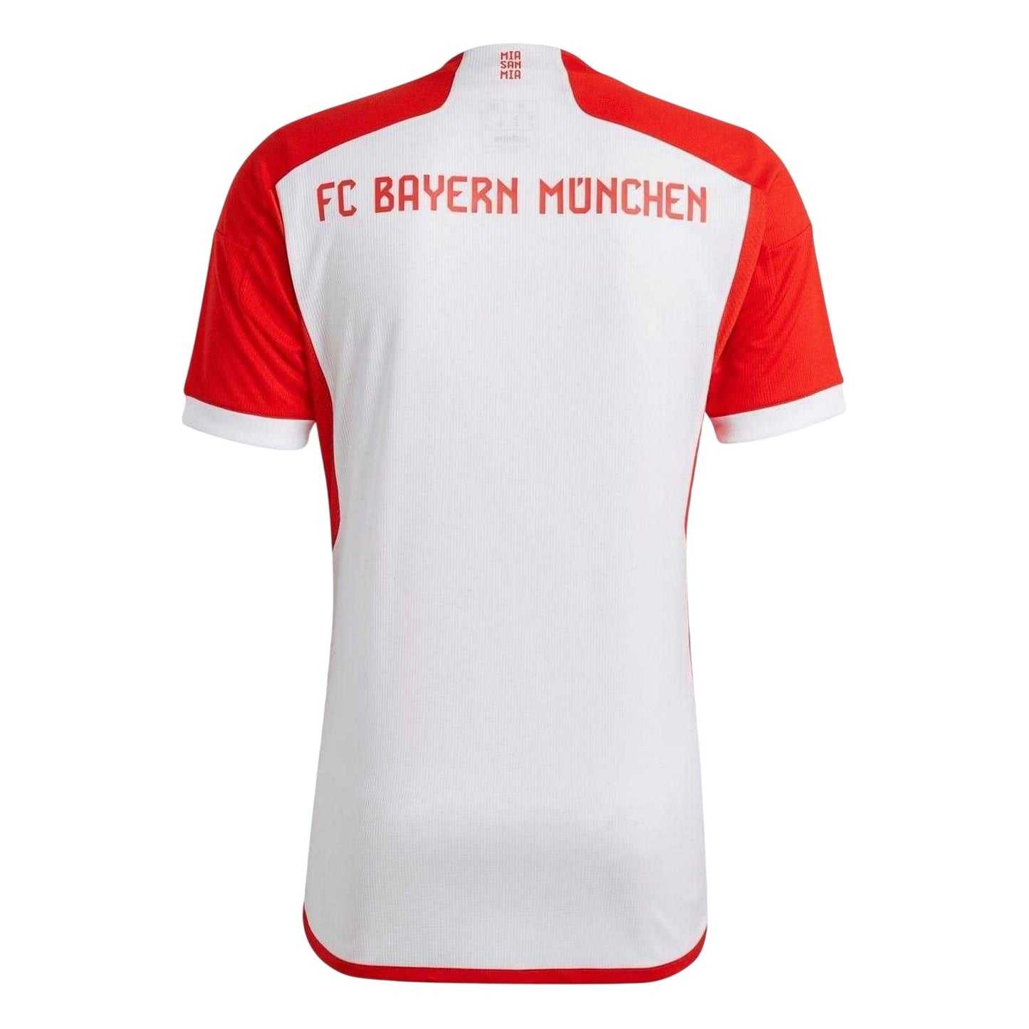 White-Red - Back - Adidas Unisex Adult 2023-24 FC Bayern Munich Home Jersey