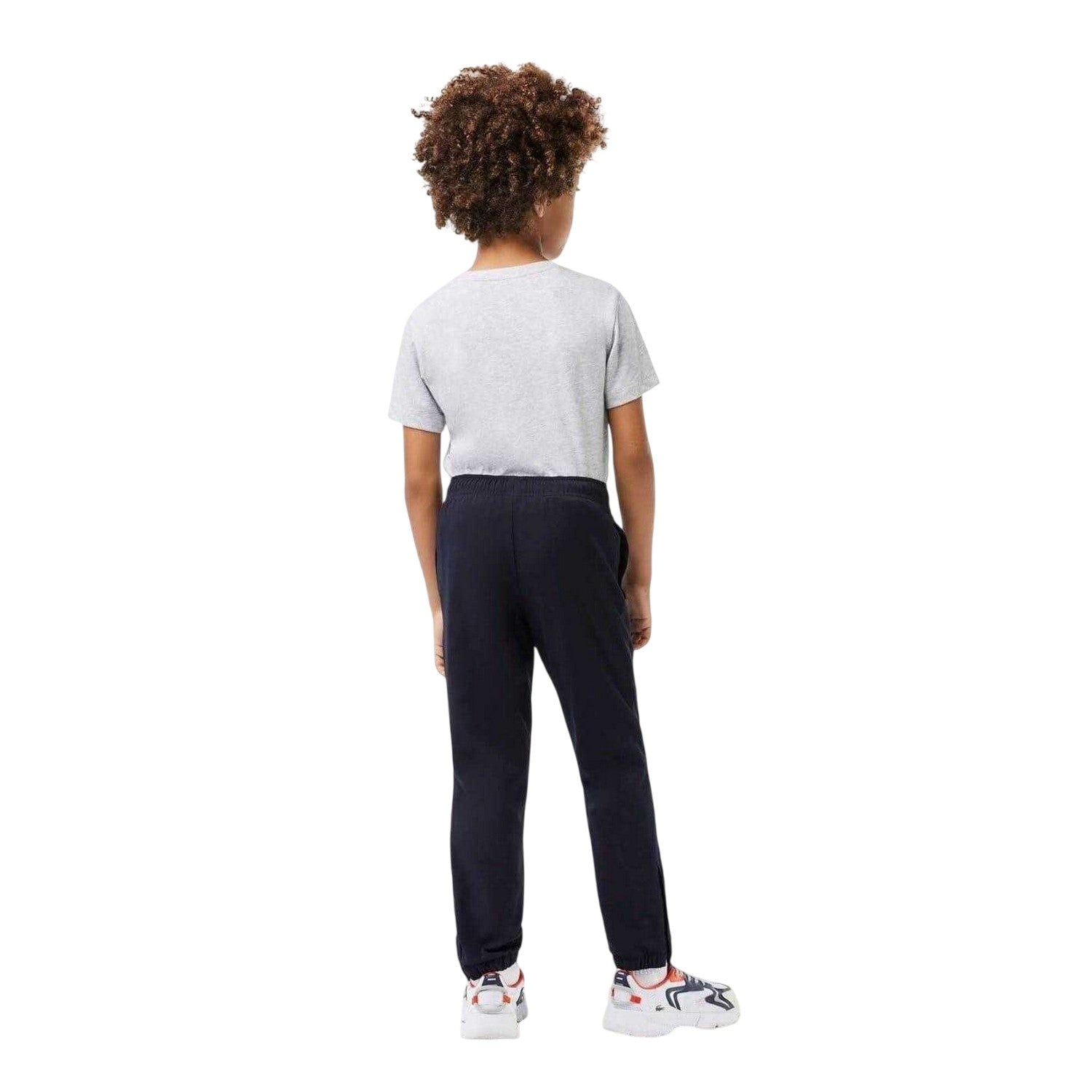 Navy - Back - Lacoste Childrens-Kids Logo Regular Joggers