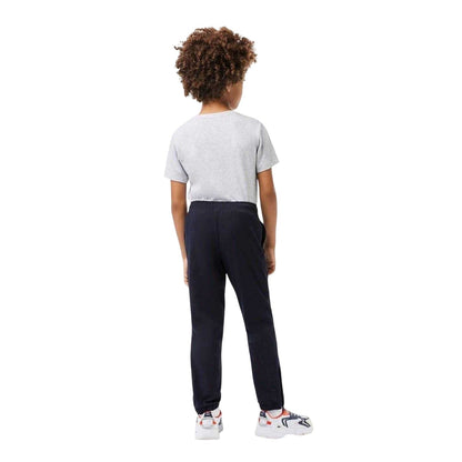 Navy - Back - Lacoste Childrens-Kids Logo Regular Joggers