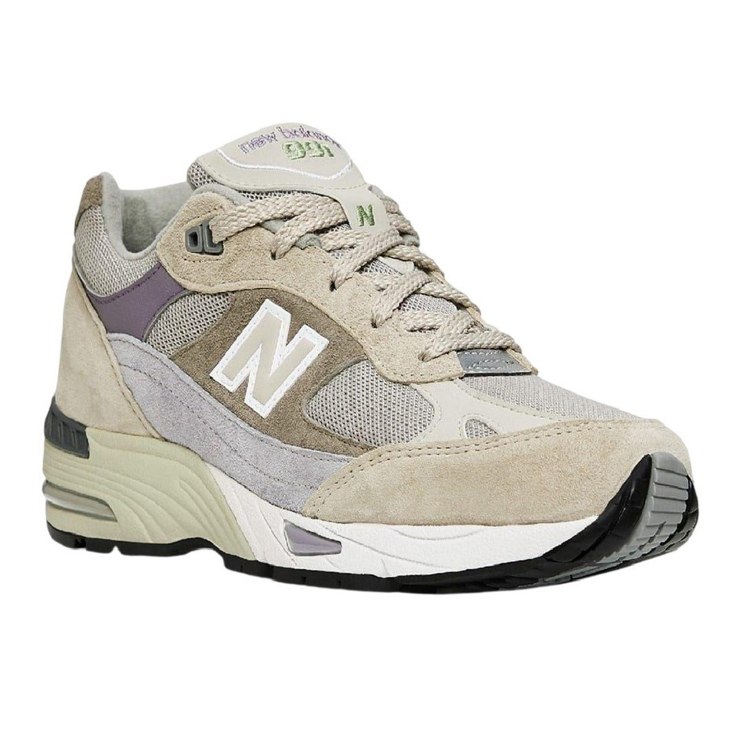 Beige - Front - New Balance Womens-Ladies Suede Low Cut Trainers